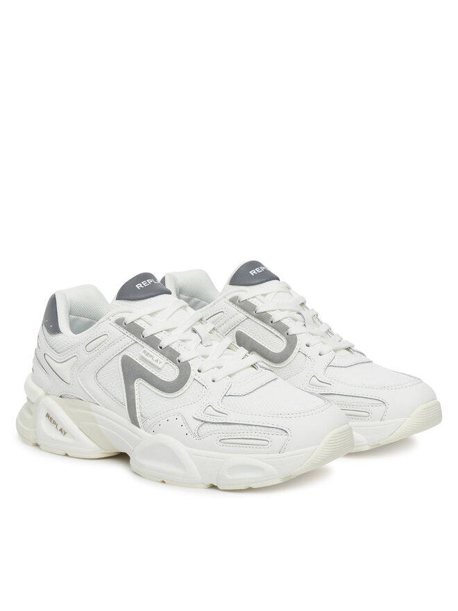 REPLAY Sneakersy REPLAY GMS9M .000.C0010T Bílá