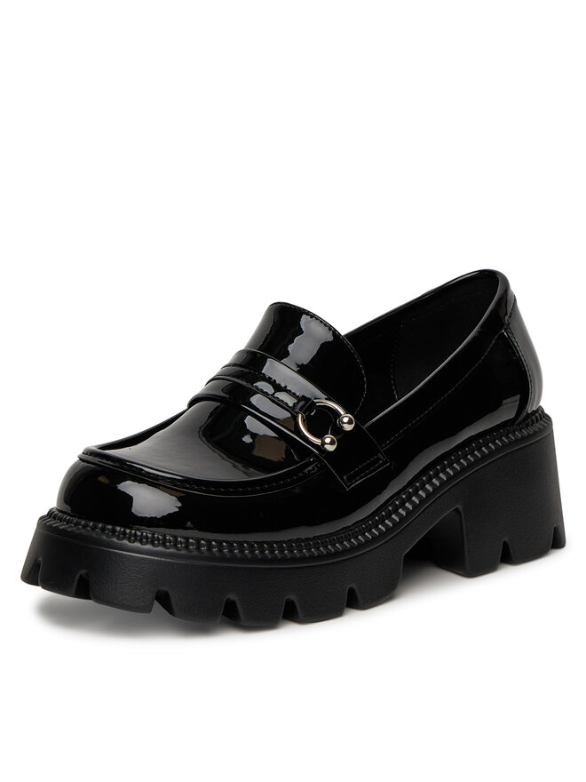 DeeZee Loafersy DeeZee HLD-2016-1 Czarny
