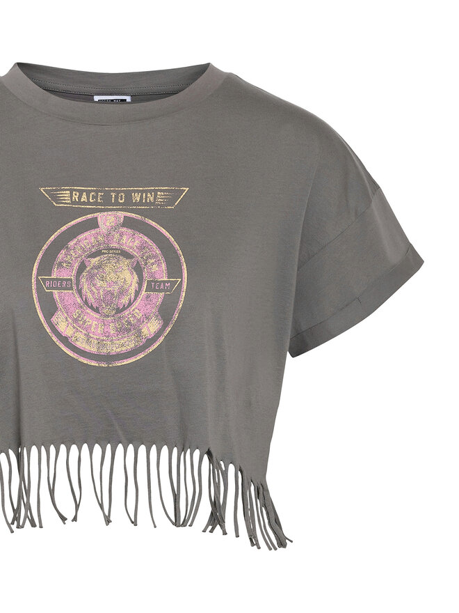 Noisy May Noisy May Camiseta Gaby 27033386 Gris Regular Fit