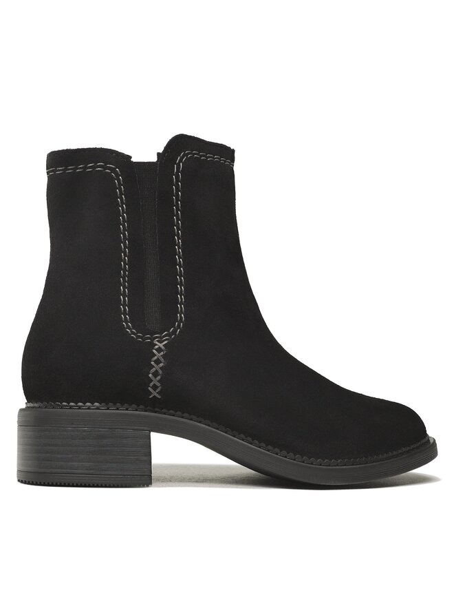 Clarks Bokacsizma Clarks Maye Zip 261680534 Fekete