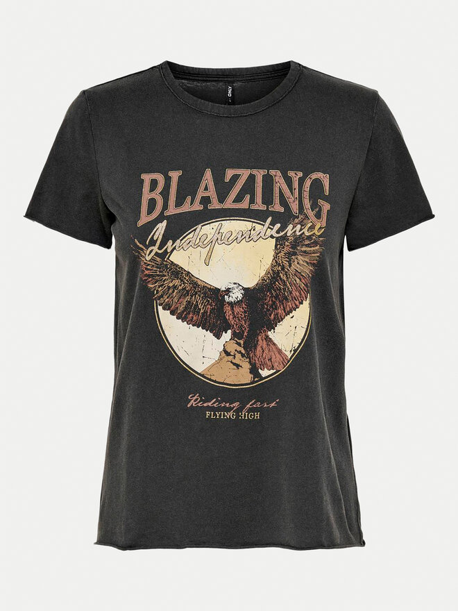 ONLY ONLY T-Shirt Lucy 15215721 Μαύρο Regular Fit