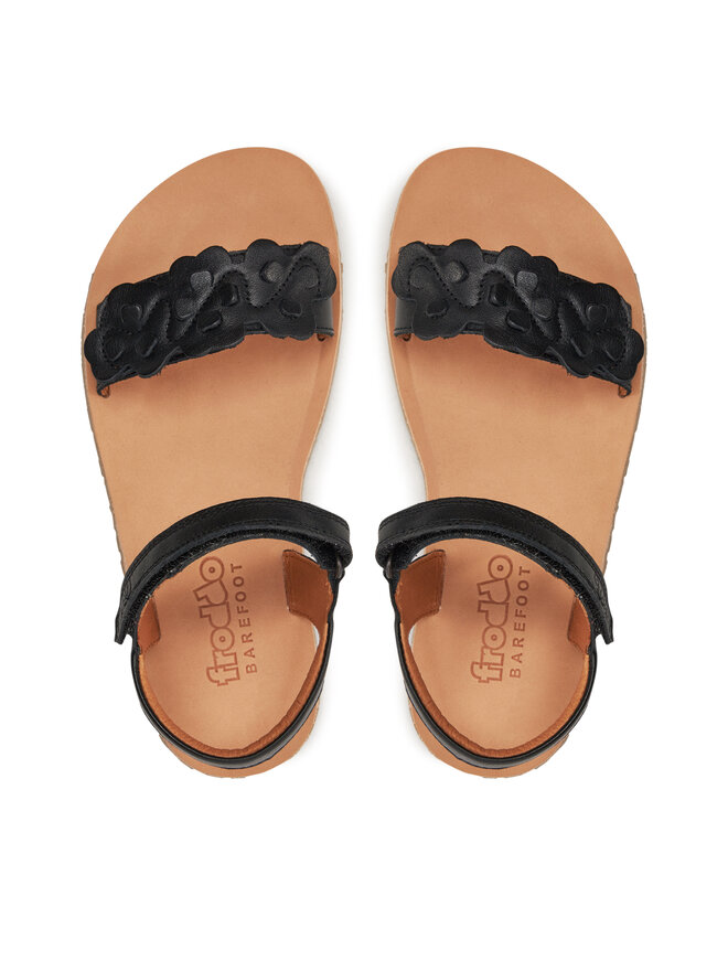 Froddo Sandalen Froddo Barefoot Flexy Flowers G3150265-4 D Schwarz