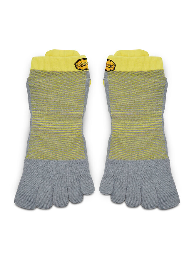 Vibram Fivefingers Zemās zeķes unisex Vibram Fivefingers Athletic No Show S21N04 Pelēks
