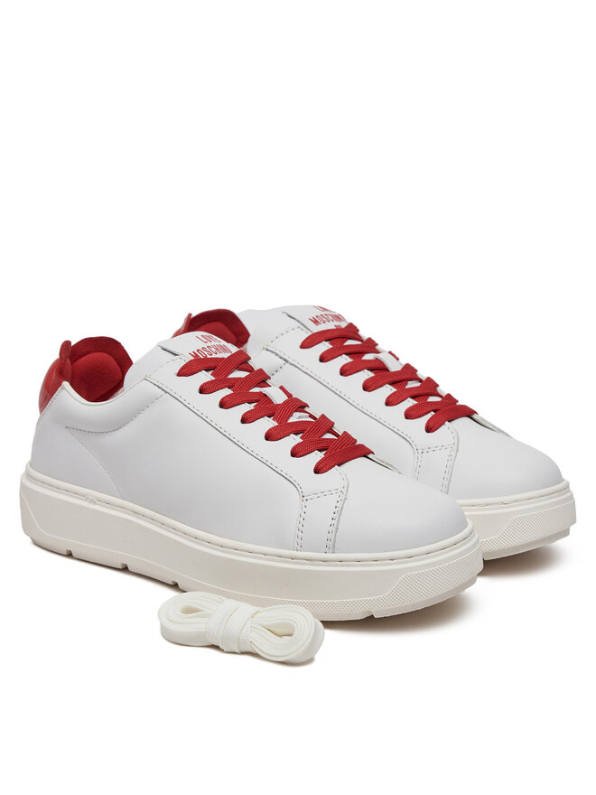 LOVE MOSCHINO Sneakersy LOVE MOSCHINO JA15174G1MIA310B Biały