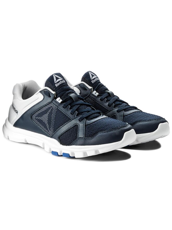 Chaussures pour la salle de sport Reebok Yourflex Train 10 Mt BS9999 Bleu marine chaussures