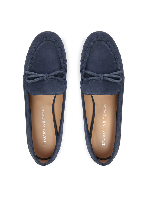 Stuart Weitzman Мокасини Stuart Weitzman Britt Bow SM414 Cиній