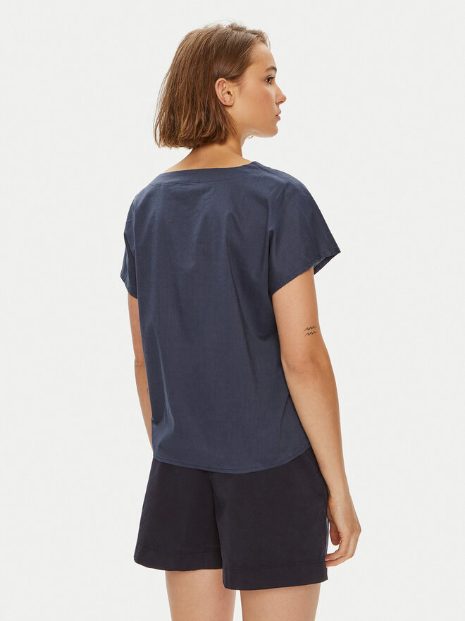 Mustang Mustang T-Shirt Elsberry 1015086 Dunkelblau Relaxed Fit