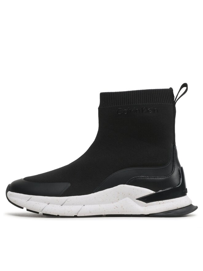 Calvin Klein Sneakers Calvin Klein Sock Boot HW0HW01589 Schwarz