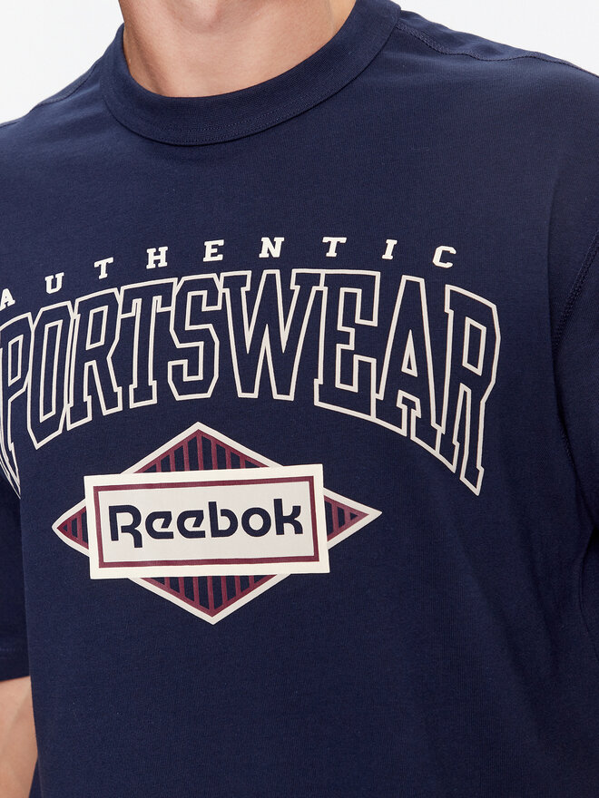 Reebok Reebok Póló Sporting Goods IM1505 Sötétkék Regular Fit