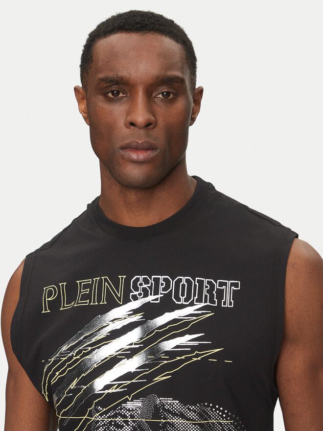Plein Sport Plein Sport Tank top SAEC MTK8007 STE001N Μαύρο Regular Fit