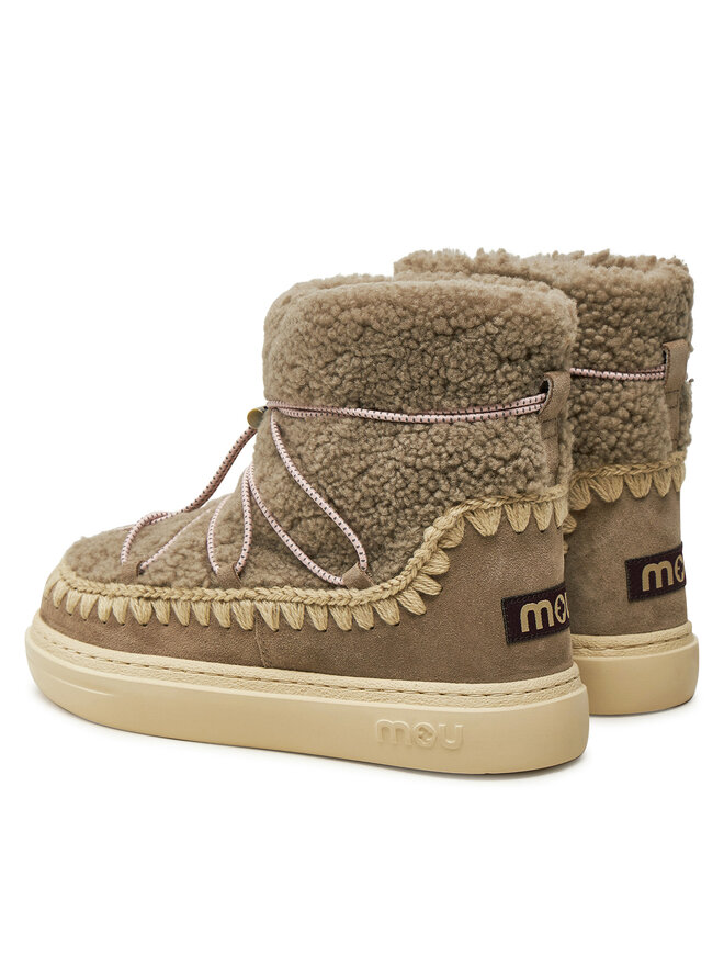 Mou Škornji za sneg Mou Eskimo Sneaker Bold Scoub Lace FW411012A Siva