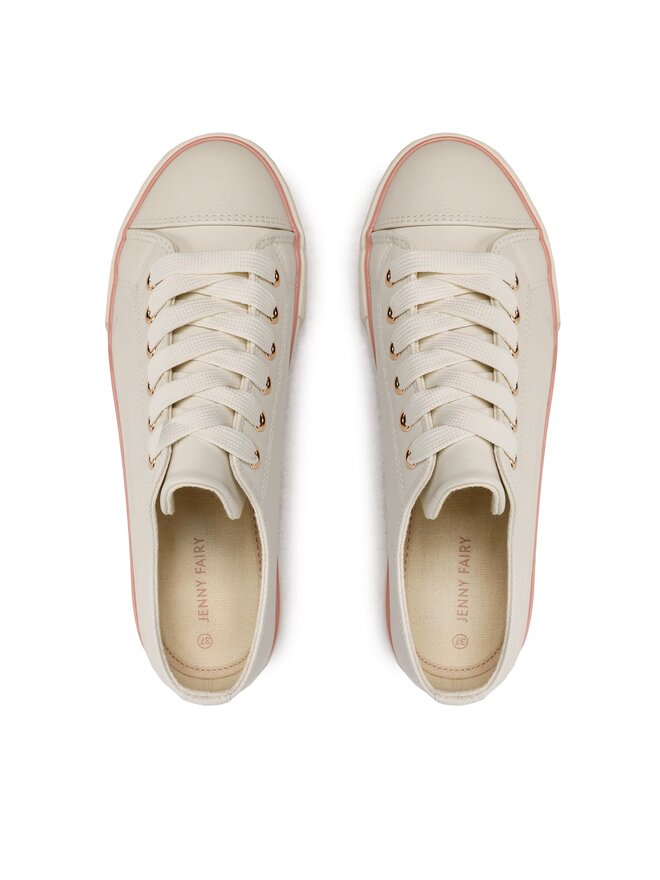 Jenny Fairy Sneakers aus Stoff Jenny Fairy WSS21009-01 Beige