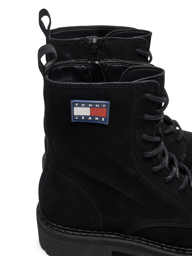 Tommy Jeans Polokozačky Tommy Jeans Urban EN0EN02630 Černá