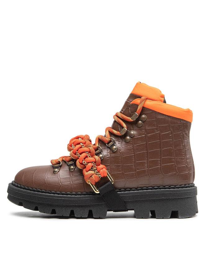 PINKO Trapery Pinko Zenzero Scarpa AI 22-23 BLKS1 1H2134 A07K Brązowy