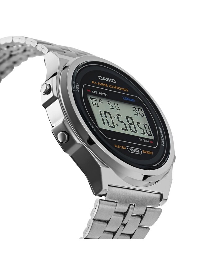 Casio Zegarek Casio A171WE-1AEF Srebrny