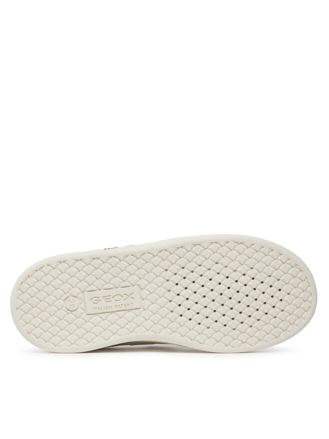 Geox Sneakersy Geox J Eclyper Girl J45LRA 000BC C1ZH8 S Bílá