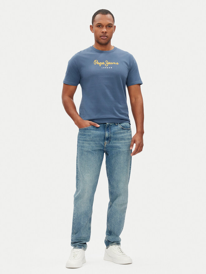 Pepe Jeans Pepe Jeans Футболка Eggo N PM508208 Голубий Regular Fit