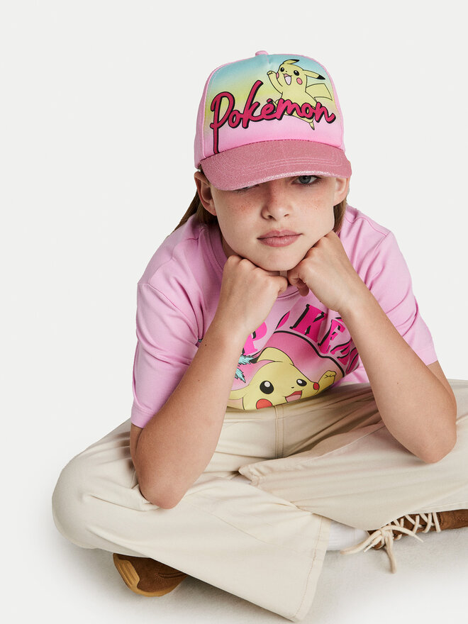 NAME IT NAME IT Camiseta Fami Pokemon 13240888 Rosa Standard Fit