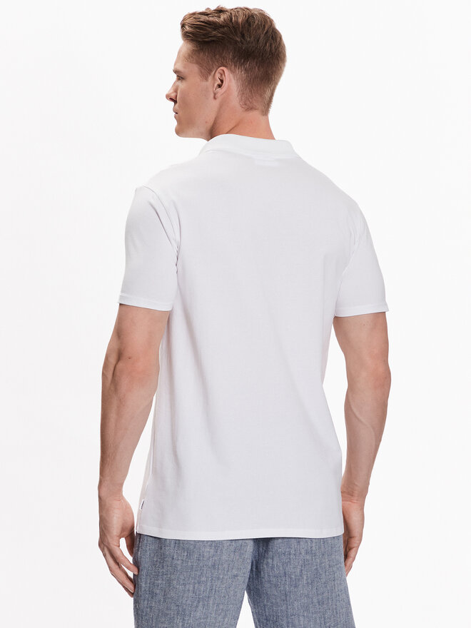 Lindbergh Lindbergh Polo 30-404036 Λευκό Slim Fit