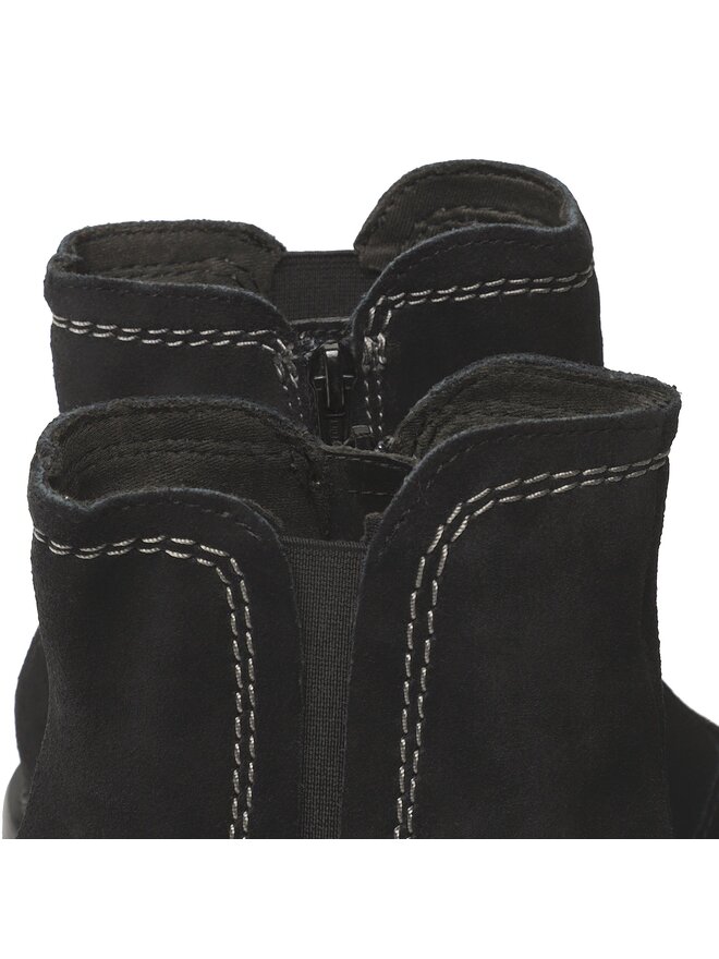 Clarks Bokacsizma Clarks Maye Zip 261680534 Fekete