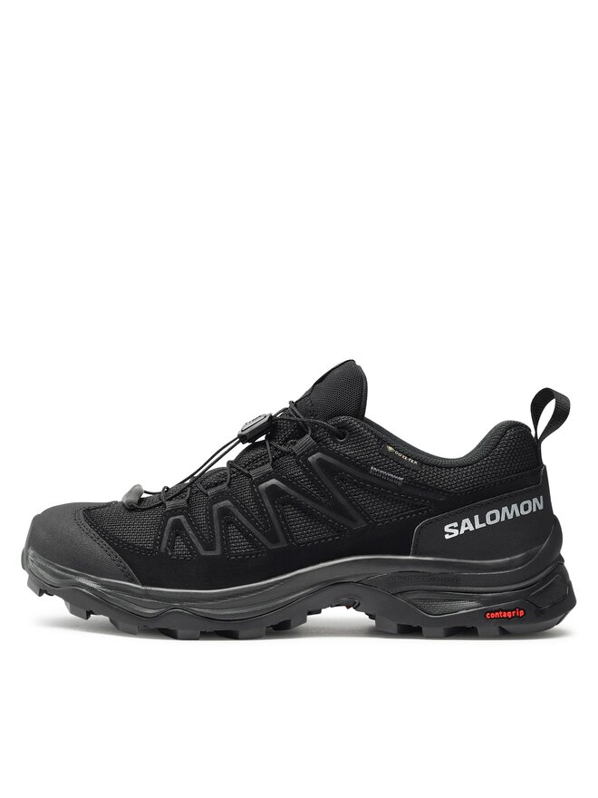 Salomon Παπούτσια πεζοπορίας Salomon X Ward Leather GORE-TEX L47182600 Μαύρο