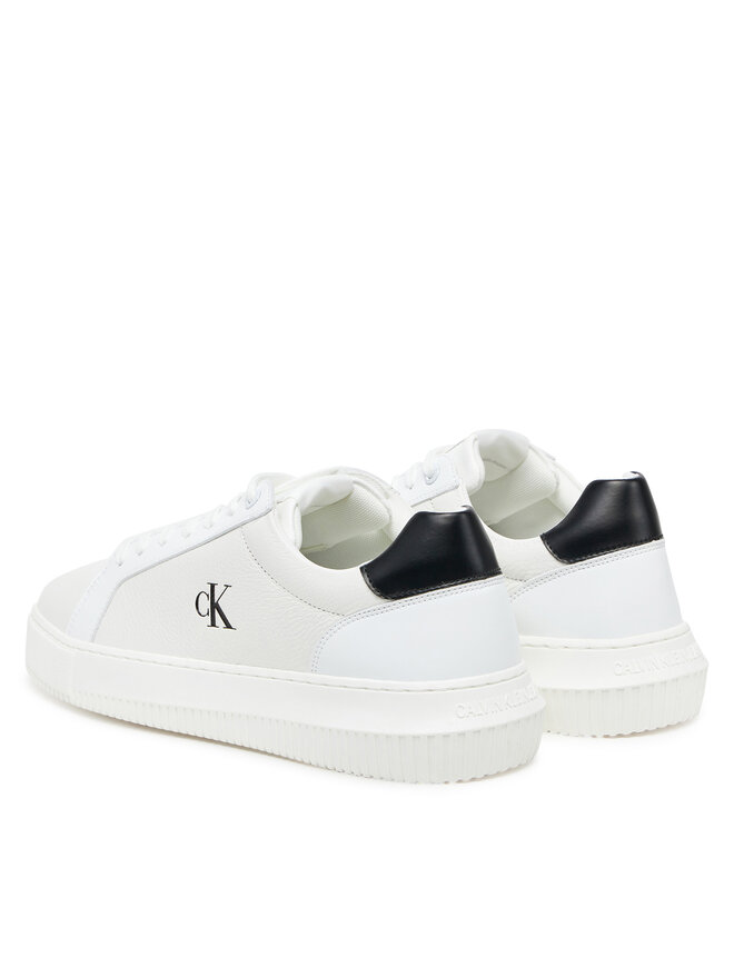 Calvin Klein Jeans Αθλητικά Calvin Klein Jeans Chunky Cupsole Lth Mg Tc YM0YM01198 Λευκό