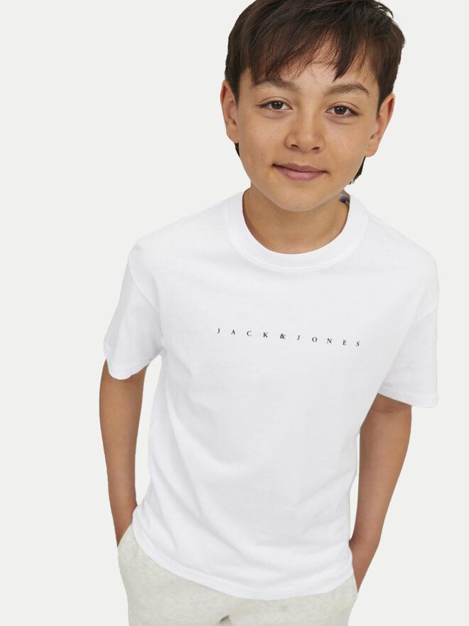 Jack&Jones Junior Jack&Jones Junior Marškinėliai Star 12237435 Balta Relaxed Fit