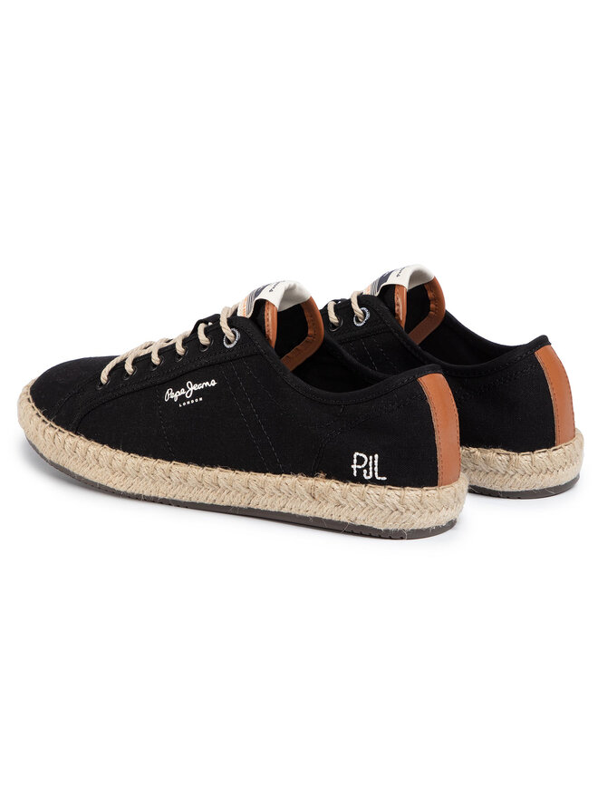 Pepe Jeans Еспадрильї Pepe Jeans Touris Lamu Linen PMS10286 Чорний