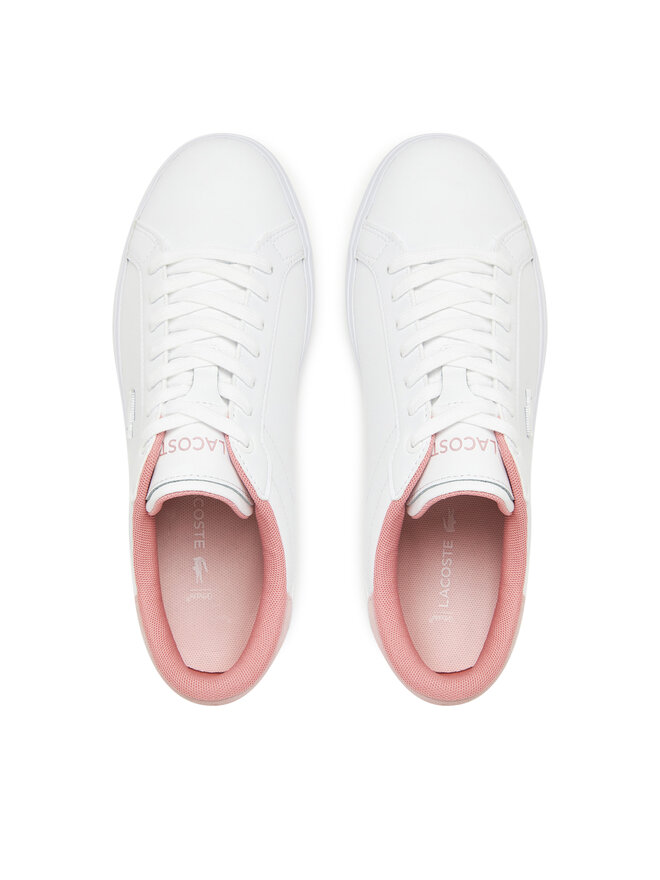 Lacoste Sneakersy Lacoste Powercourt 7-49SFA0085 Biały