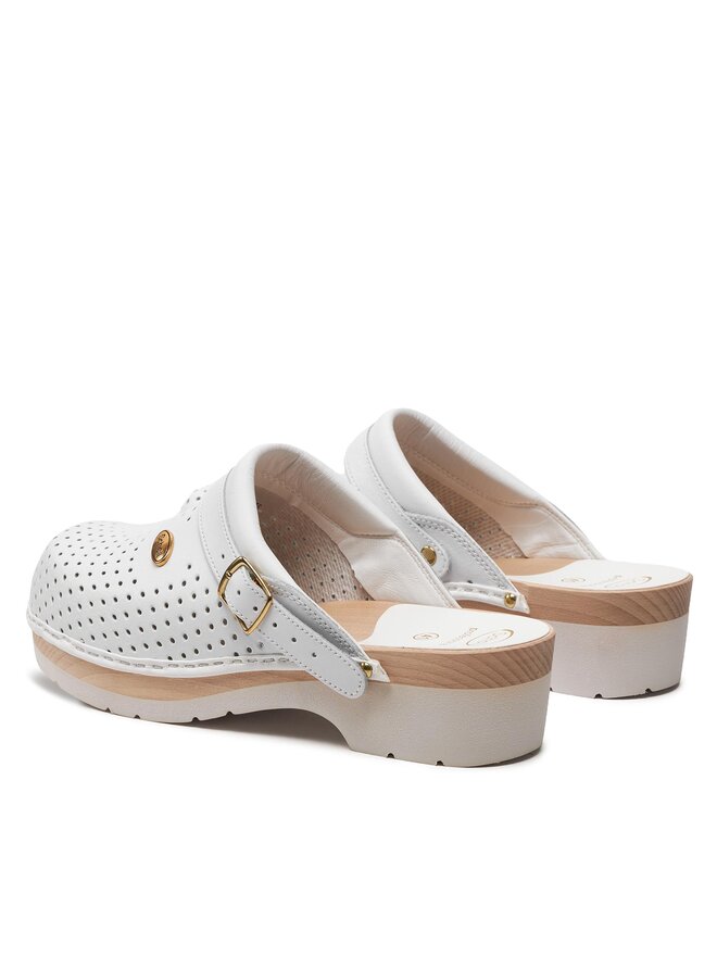 Scholl Šľapky Scholl Clog S/Comf.B/S Ce F20078 1065 400 Biela