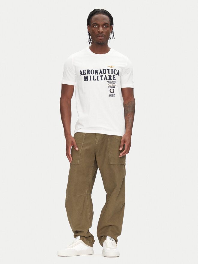 Aeronautica Militare Aeronautica Militare Póló 251TS2401J592 Fehér Regular Fit