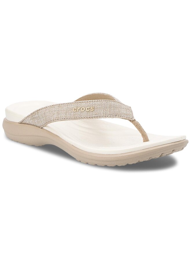Crocs capri v shimmer flip flops shop