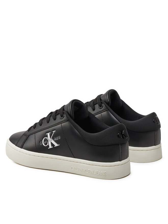 Calvin Klein Jeans Сникърси Calvin Klein Jeans Classic Cupsole Lowlaceup Lth Wn YW0YW01444 Черен