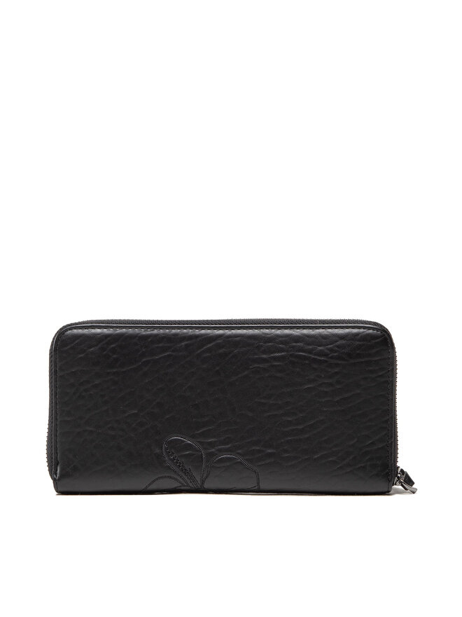 Desigual Голям дамски портфейл Desigual 22WAYP19 Черен