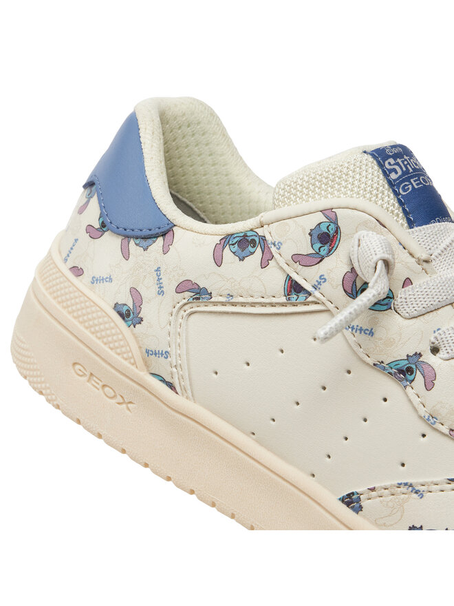 Geox Sneakersy Geox J Washiba Girl J45HXF 000BC C1M4B D Écru
