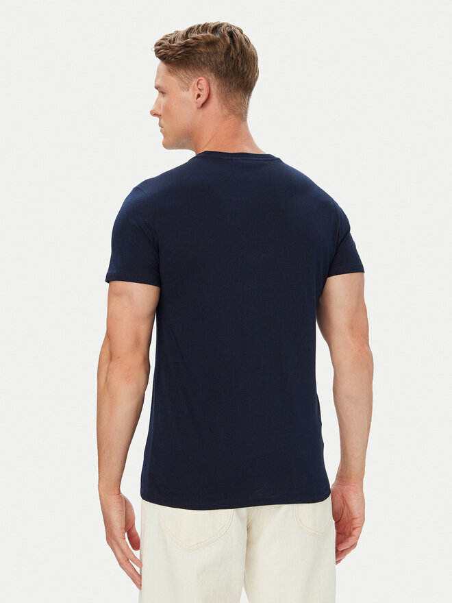 Lacoste Lacoste T-Shirt TH6709 Dunkelblau Regular Fit