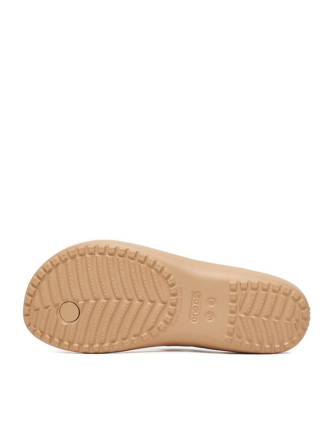 Crocs Σαγιονάρες Crocs KADEE II LEOPARD FLIP W 206398-98R Μπεζ