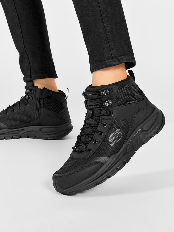 Skechers Scarponcini Skechers Woodrock 51705/BBK Nero