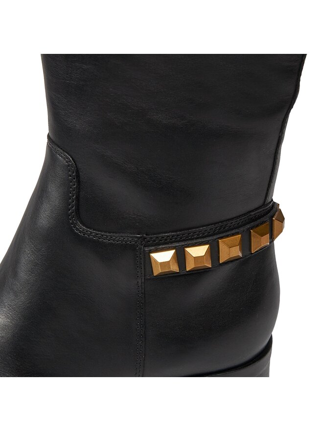 Guess Cizme lungi riding Guess FL8BYO LEA11 Negru