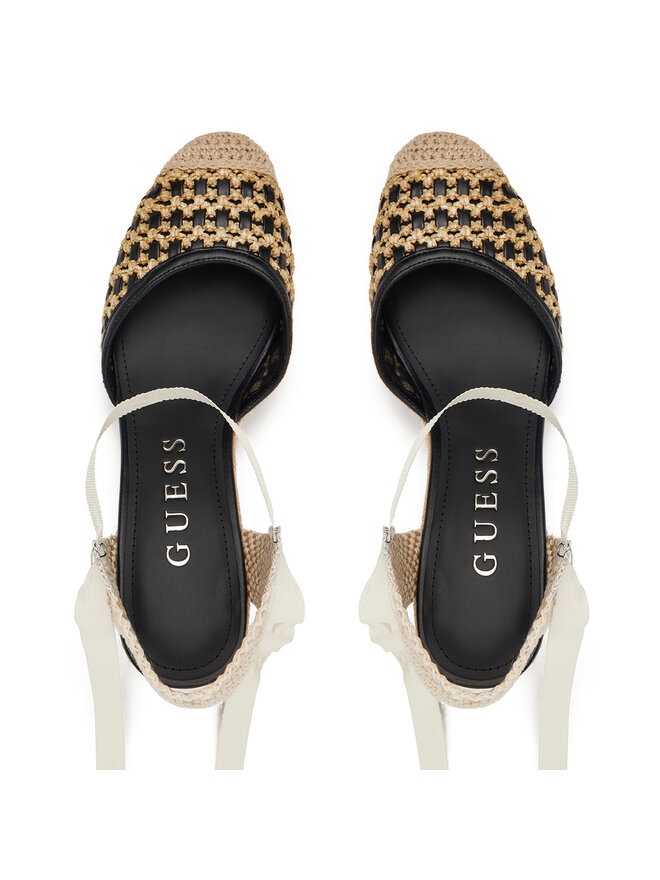 Guess Espadrilles Guess FLJNAM FAB04 Fekete