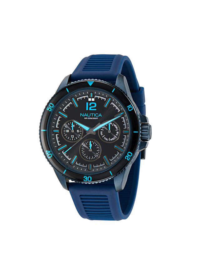 Nautica Pulkstenis Nautica NAPWRS401 Tumši zils