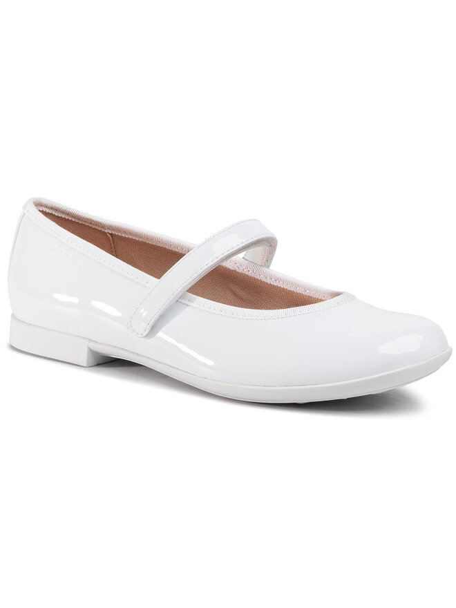 Geox Pantofi Geox J Plie' A J0255A 000HH C1000 D Alb