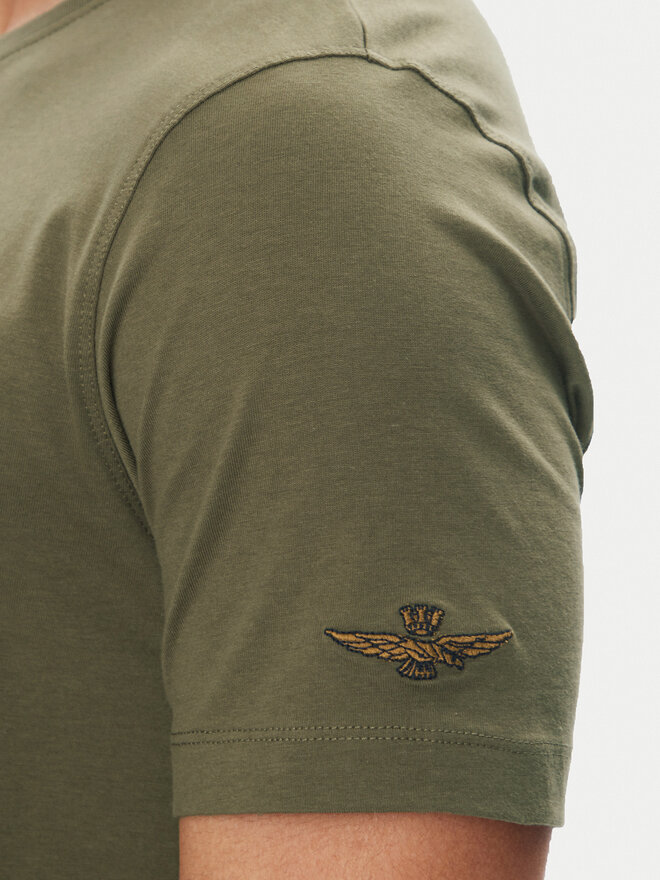 Aeronautica Militare Aeronautica Militare Футболка 251TS2414J641 Хакі Regular Fit