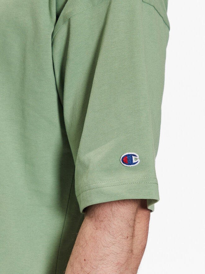 Champion Champion Marškinėliai 216548 Žalia Regular Fit