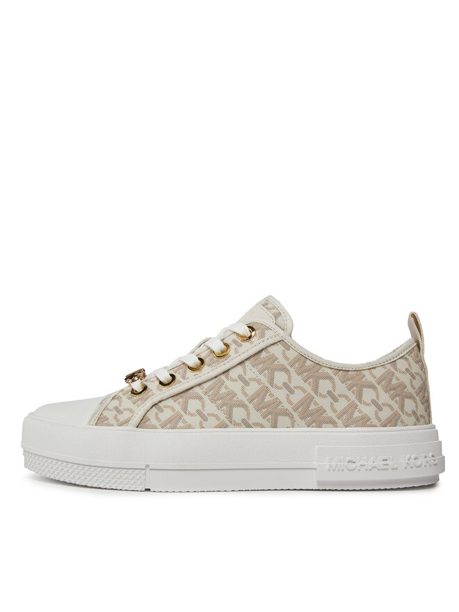 MICHAEL Michael Kors Sneakers aus Stoff MICHAEL Michael Kors Evy Lace Up 43H3EYFS1B Beige
