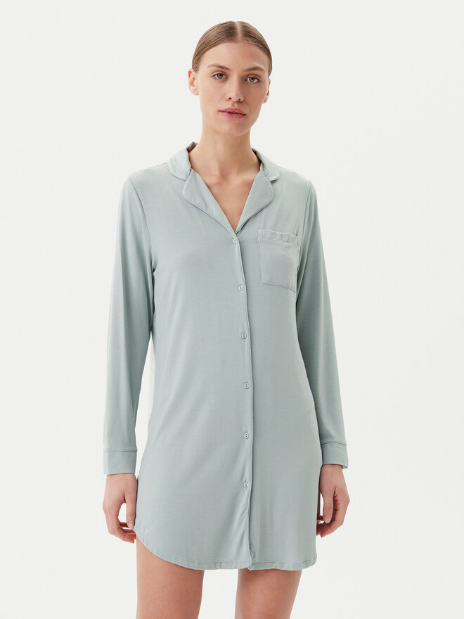 Hunkemöller Hunkemöller Naktiniai marškiniai Essential 301472 Žalia
