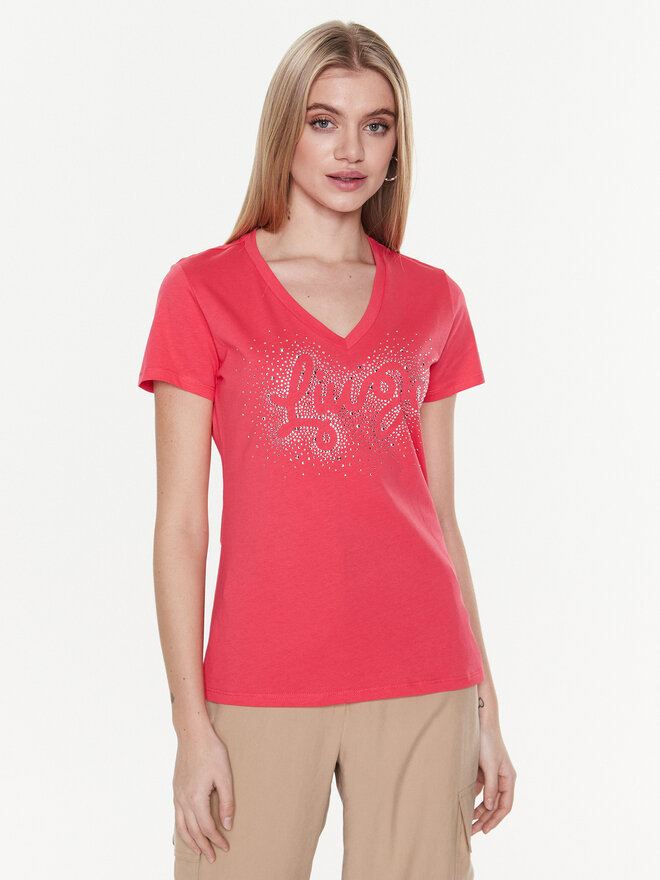 Liu Jo Liu Jo Camiseta WA3278 JS923 Rosa Regular Fit