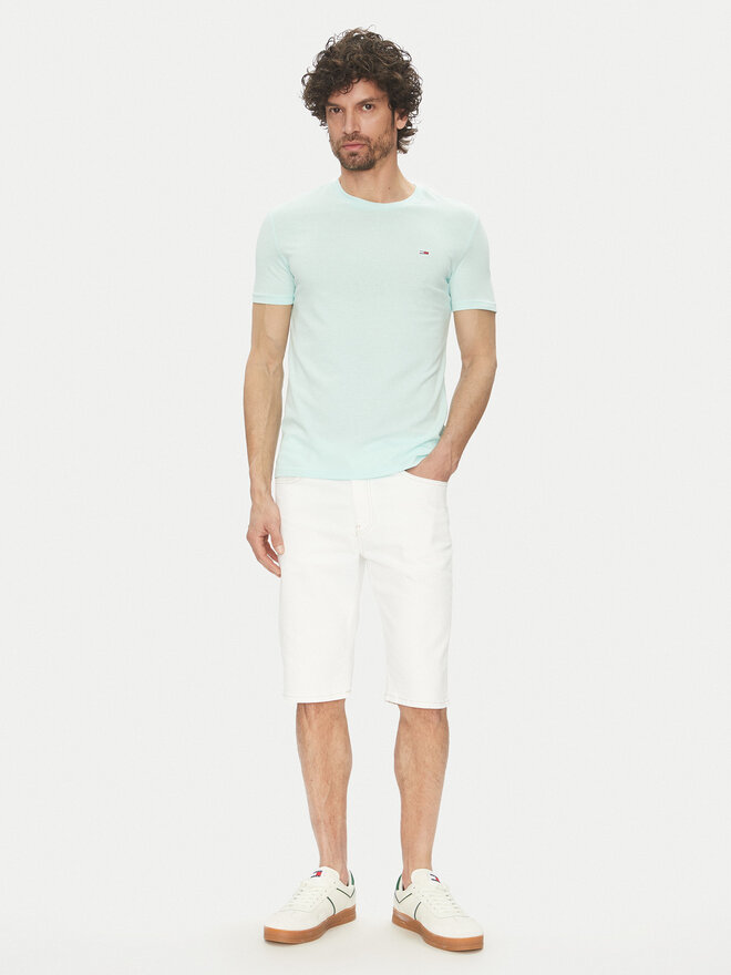 Tommy Jeans Tommy Jeans T-Shirt DM0DM20363 Grün Slim Fit