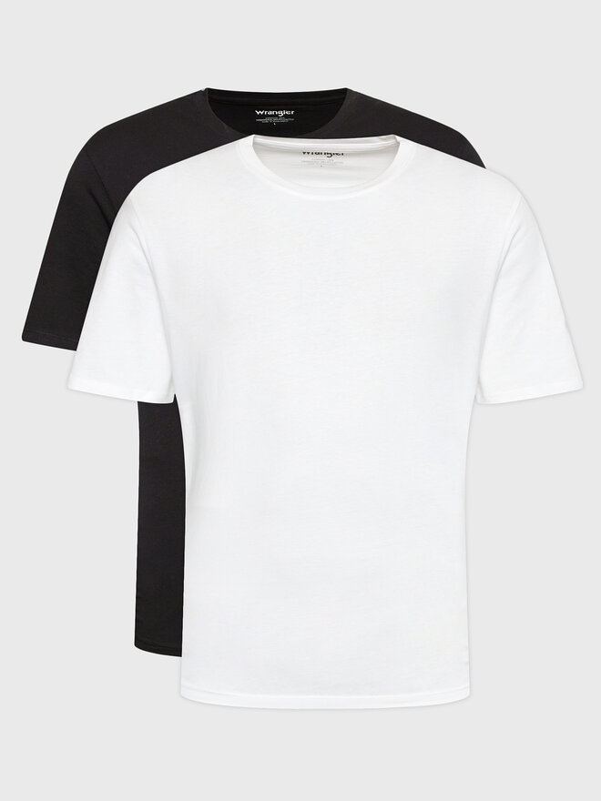 Wrangler Wrangler Σετ 2 T-Shirts W7G9DH100 112321452 Έγχρωμο Regular Fit