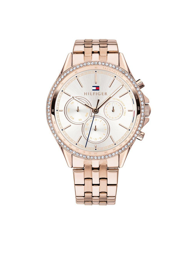 Gold Plated Hilfiger Damenuhr Rosegold Tommy Hilfiger Damenuhr